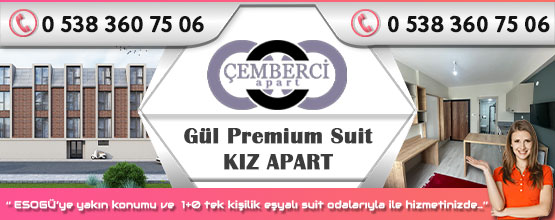 Çemberci Apart Gül Premium Suit Kız Apart Eskişehir
